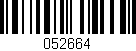 Código de barras (EAN, GTIN, SKU, ISBN): '052664'