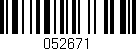 Código de barras (EAN, GTIN, SKU, ISBN): '052671'