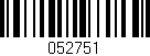 Código de barras (EAN, GTIN, SKU, ISBN): '052751'