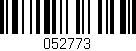 Código de barras (EAN, GTIN, SKU, ISBN): '052773'