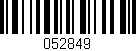 Código de barras (EAN, GTIN, SKU, ISBN): '052849'