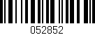 Código de barras (EAN, GTIN, SKU, ISBN): '052852'