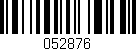 Código de barras (EAN, GTIN, SKU, ISBN): '052876'
