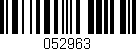 Código de barras (EAN, GTIN, SKU, ISBN): '052963'