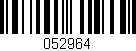 Código de barras (EAN, GTIN, SKU, ISBN): '052964'
