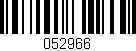 Código de barras (EAN, GTIN, SKU, ISBN): '052966'