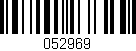 Código de barras (EAN, GTIN, SKU, ISBN): '052969'