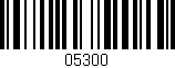 Código de barras (EAN, GTIN, SKU, ISBN): '05300'