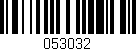 Código de barras (EAN, GTIN, SKU, ISBN): '053032'
