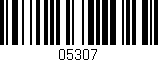 Código de barras (EAN, GTIN, SKU, ISBN): '05307'
