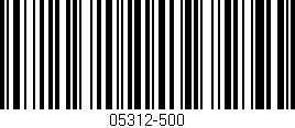 Código de barras (EAN, GTIN, SKU, ISBN): '05312-500'