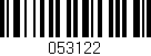Código de barras (EAN, GTIN, SKU, ISBN): '053122'