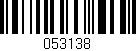 Código de barras (EAN, GTIN, SKU, ISBN): '053138'