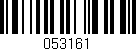 Código de barras (EAN, GTIN, SKU, ISBN): '053161'