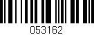Código de barras (EAN, GTIN, SKU, ISBN): '053162'