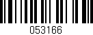 Código de barras (EAN, GTIN, SKU, ISBN): '053166'