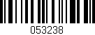 Código de barras (EAN, GTIN, SKU, ISBN): '053238'
