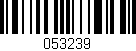 Código de barras (EAN, GTIN, SKU, ISBN): '053239'