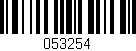 Código de barras (EAN, GTIN, SKU, ISBN): '053254'