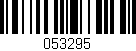 Código de barras (EAN, GTIN, SKU, ISBN): '053295'