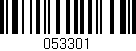 Código de barras (EAN, GTIN, SKU, ISBN): '053301'