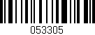 Código de barras (EAN, GTIN, SKU, ISBN): '053305'
