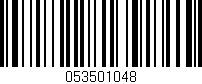Código de barras (EAN, GTIN, SKU, ISBN): '053501048'