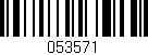 Código de barras (EAN, GTIN, SKU, ISBN): '053571'