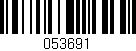 Código de barras (EAN, GTIN, SKU, ISBN): '053691'
