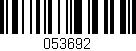 Código de barras (EAN, GTIN, SKU, ISBN): '053692'