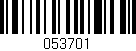 Código de barras (EAN, GTIN, SKU, ISBN): '053701'
