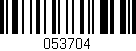 Código de barras (EAN, GTIN, SKU, ISBN): '053704'