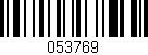 Código de barras (EAN, GTIN, SKU, ISBN): '053769'