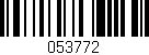 Código de barras (EAN, GTIN, SKU, ISBN): '053772'