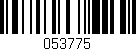 Código de barras (EAN, GTIN, SKU, ISBN): '053775'