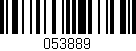 Código de barras (EAN, GTIN, SKU, ISBN): '053889'