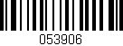Código de barras (EAN, GTIN, SKU, ISBN): '053906'