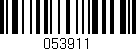 Código de barras (EAN, GTIN, SKU, ISBN): '053911'