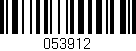 Código de barras (EAN, GTIN, SKU, ISBN): '053912'