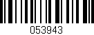 Código de barras (EAN, GTIN, SKU, ISBN): '053943'