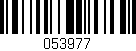 Código de barras (EAN, GTIN, SKU, ISBN): '053977'