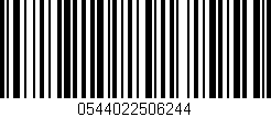 Código de barras (EAN, GTIN, SKU, ISBN): '0544022506244'