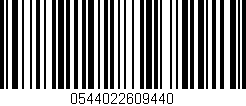 Código de barras (EAN, GTIN, SKU, ISBN): '0544022609440'