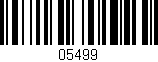 Código de barras (EAN, GTIN, SKU, ISBN): '05499'