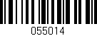 Código de barras (EAN, GTIN, SKU, ISBN): '055014'