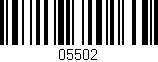 Código de barras (EAN, GTIN, SKU, ISBN): '05502'