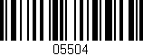 Código de barras (EAN, GTIN, SKU, ISBN): '05504'
