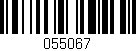 Código de barras (EAN, GTIN, SKU, ISBN): '055067'