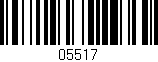 Código de barras (EAN, GTIN, SKU, ISBN): '05517'