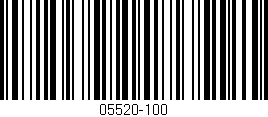 Código de barras (EAN, GTIN, SKU, ISBN): '05520-100'